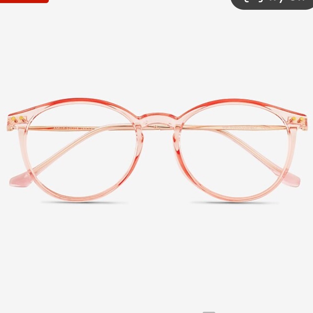 EyeBuyDirect Amity Glasses Round Rose Gold Eyeglasses - Picture 5 of 6